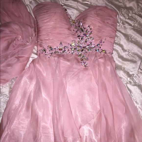 Prom May queen couture USA pink dress - Picture 7 of 8